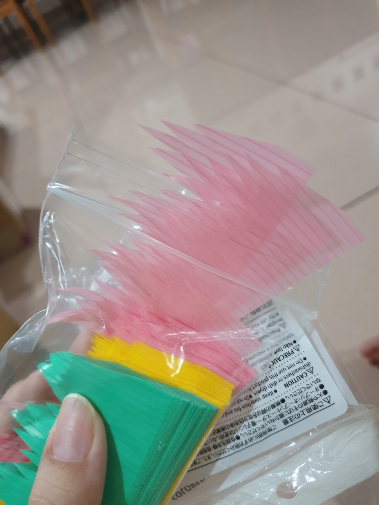 Colored Baran Decorative Partition 180 Pcs (kode : Br 30-16)