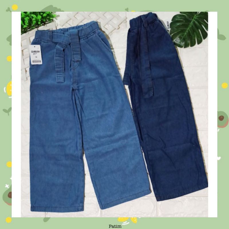 Kulot Anak / Celana Kulot Anak / Kulot Anak Perempuan / Kulot Jeans Anak By laurakids 6-9 Tahun