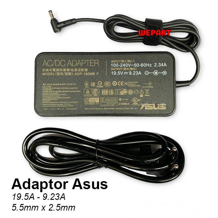 Charger Adaptor Original Laptop Asus ROG GL502 GL502V G750J G750JX G750JW 19.5V 9.23A 180W