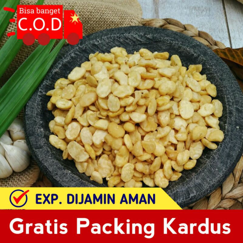 

[CINTAH SNACK] KACANG KORO KUPAS 250 GRAM GURIH ENAK / KACANG KORO TANPA KULIT ASIN / KORO JAIPONG