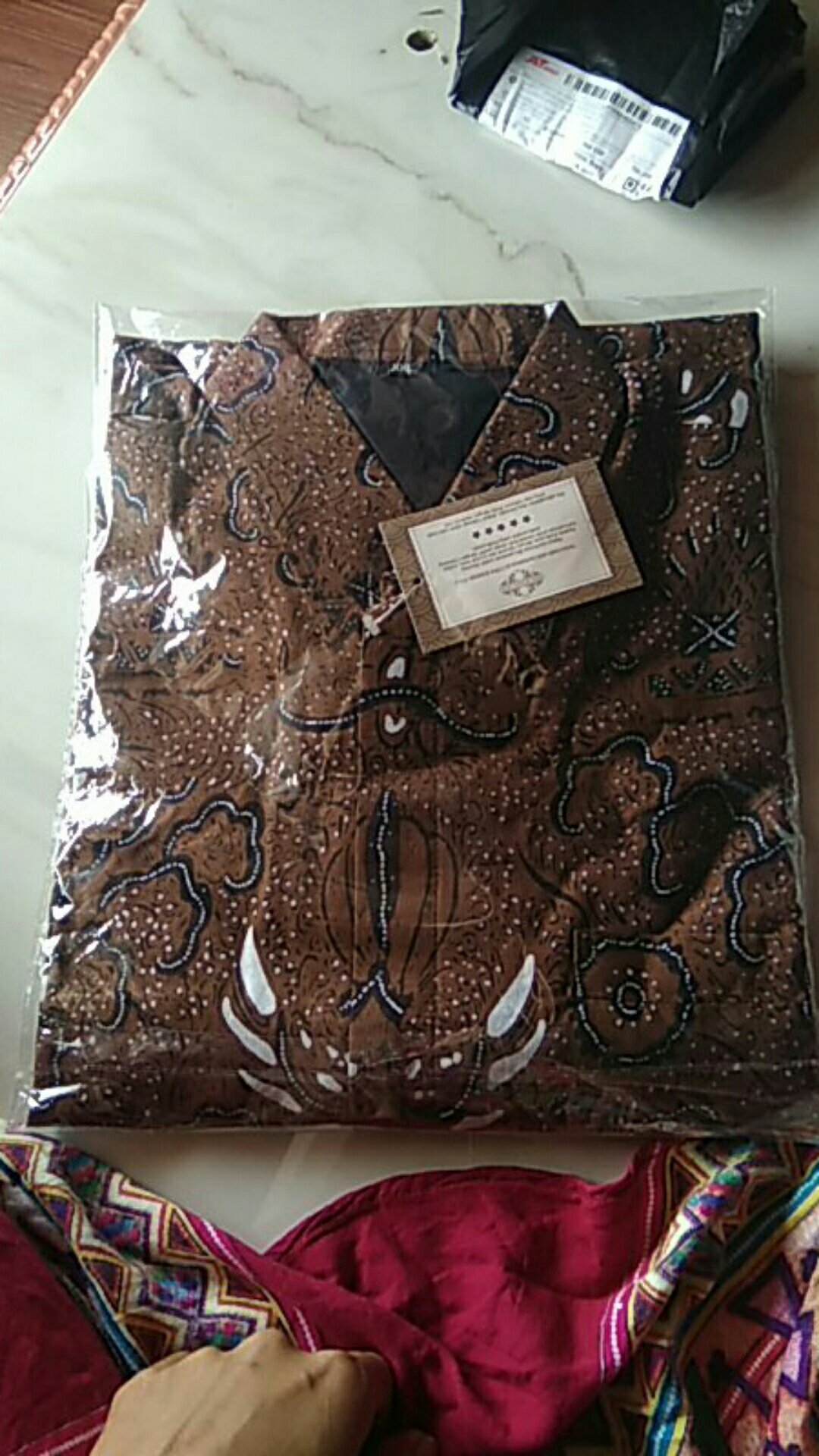Dzulkarnaen Kemeja Batik Pria Full Furing Bahan Katun Sragenan