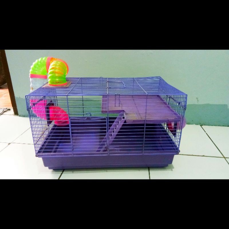 PRELOVED kandang hamster plus aksesoris