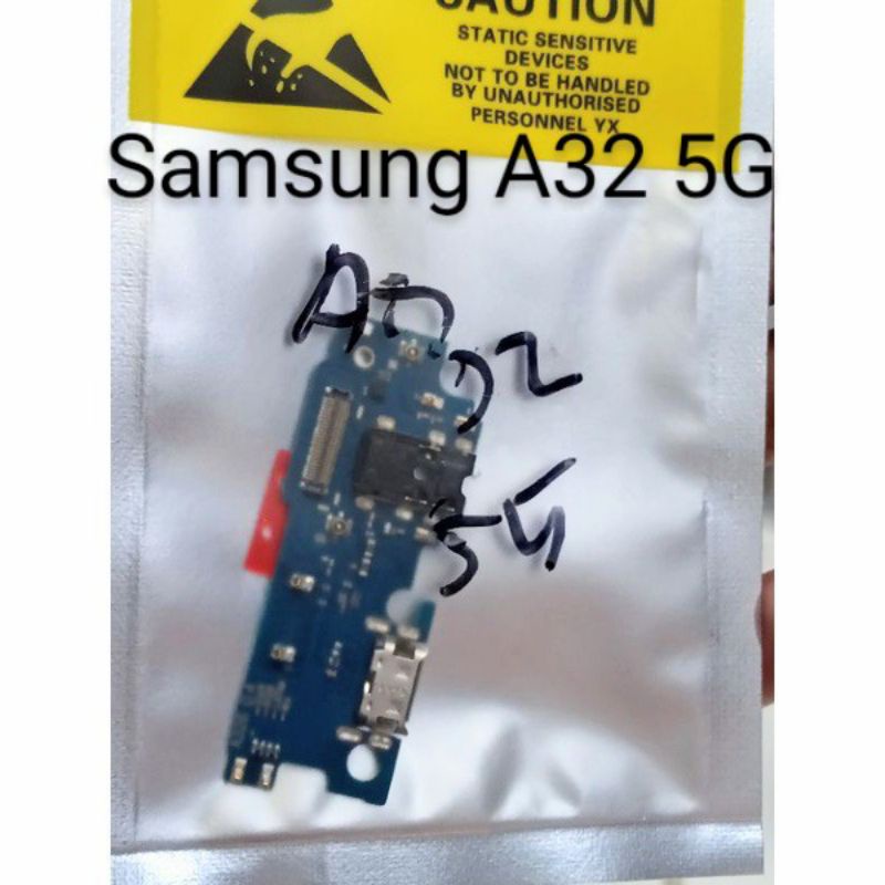 Papan Charger Samsung A32 5G | A 32 5G PCB UI+Mic Connector Charger Board Konektor Cas Flexible Flexibel Carger Original