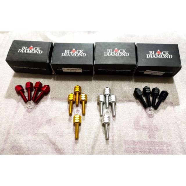 Baut Visor Nmax Aerox Lexi Black Diamond Bahan Full Cnc