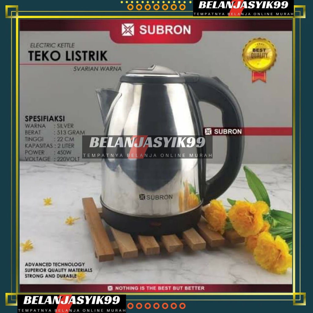 TEKO LISTRIK STAINLESS STELL LYQ 1,8L