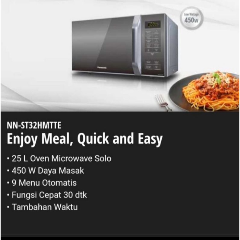 PANASONIC MICROWAVE LOW WATT NN-ST32