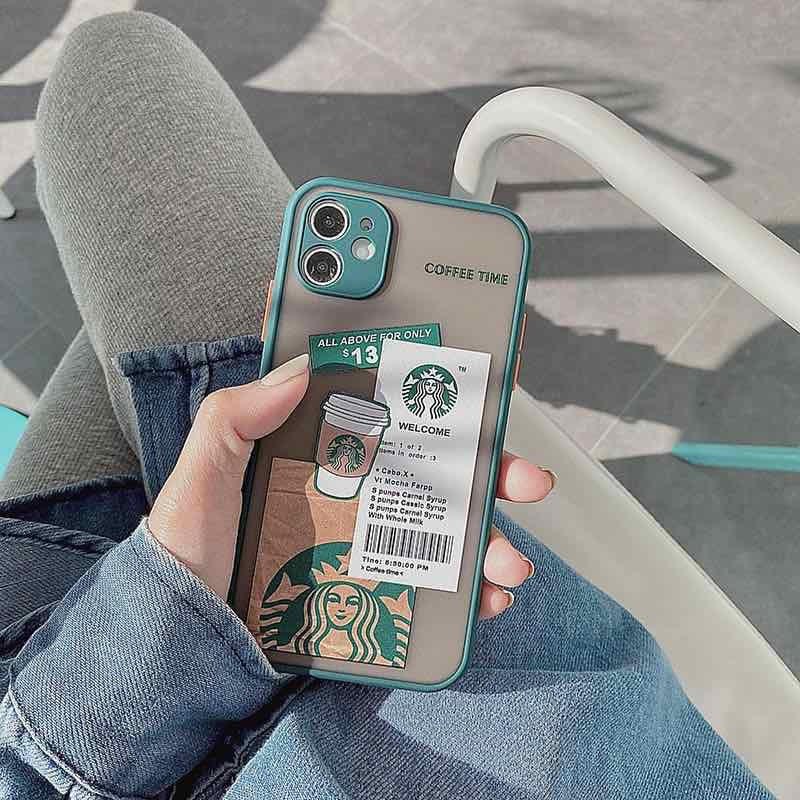 Softcase Kopi Starbucks for Oppo Reno 4 4F 5 5F 6,A54 4G,A74/A95,A5s,A7,A12,A11k,A1K 5G C11 2021 FM02