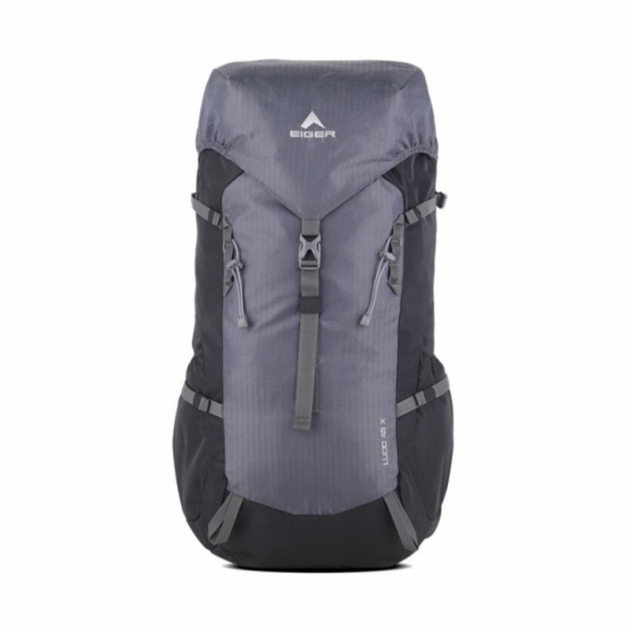 Tas Keril Eiger1989 Lucid X Carrier 45L Grey Tas Gunung Hiking Outdoor Original