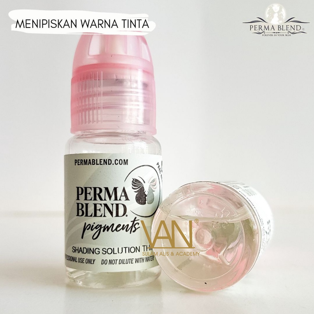 TINTA MENIPISKAN WARNA TINTA PERMABLEND THIN SHADING SOLUTION Made in USA 15ml