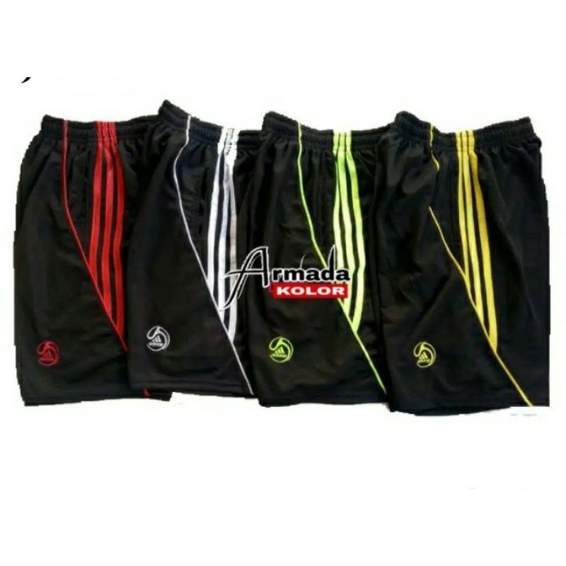 celana kolor pendek pria dewasa kolor futsal santai murah