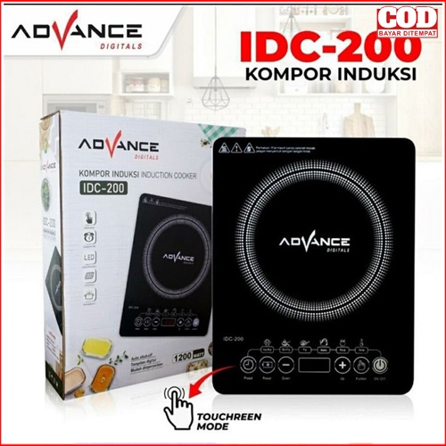 Advance Kompor Listrik Induksi IDC 200 / Kompor Kaca / Kompor steamboa New