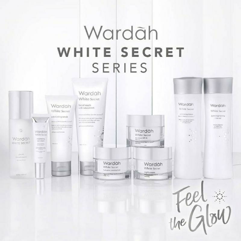 WARDAH White / Crystal Secret AHA Facial Wash / Day C / Night C / Intense Serum / Essence Treatment