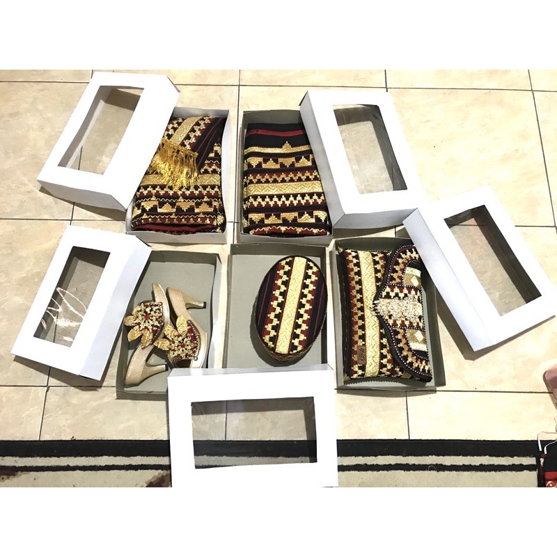 Kain tapis, Tapis lampung, Kain taps motif abung 1 set