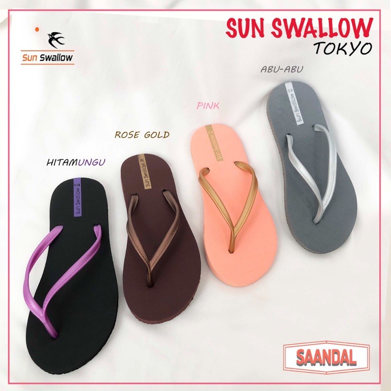 Sandal Jepit Wanita Sun Swallow Tokyo Original (Bisa Eceran)