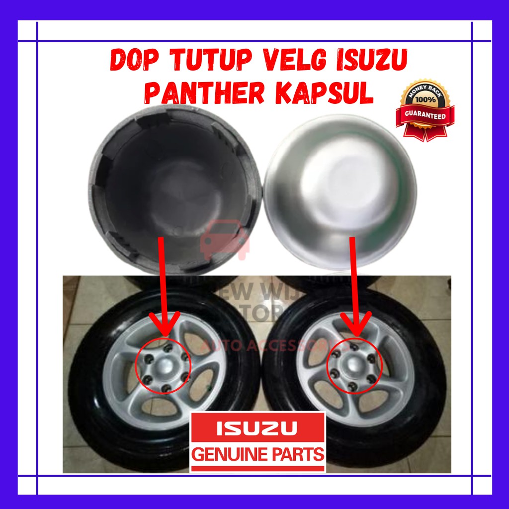 Tutup Dop Velg Panther Kapsul/ Dop Velg Panther/ Tutup velg Panther/ Dop Velg Isuzu Panther Kapsul