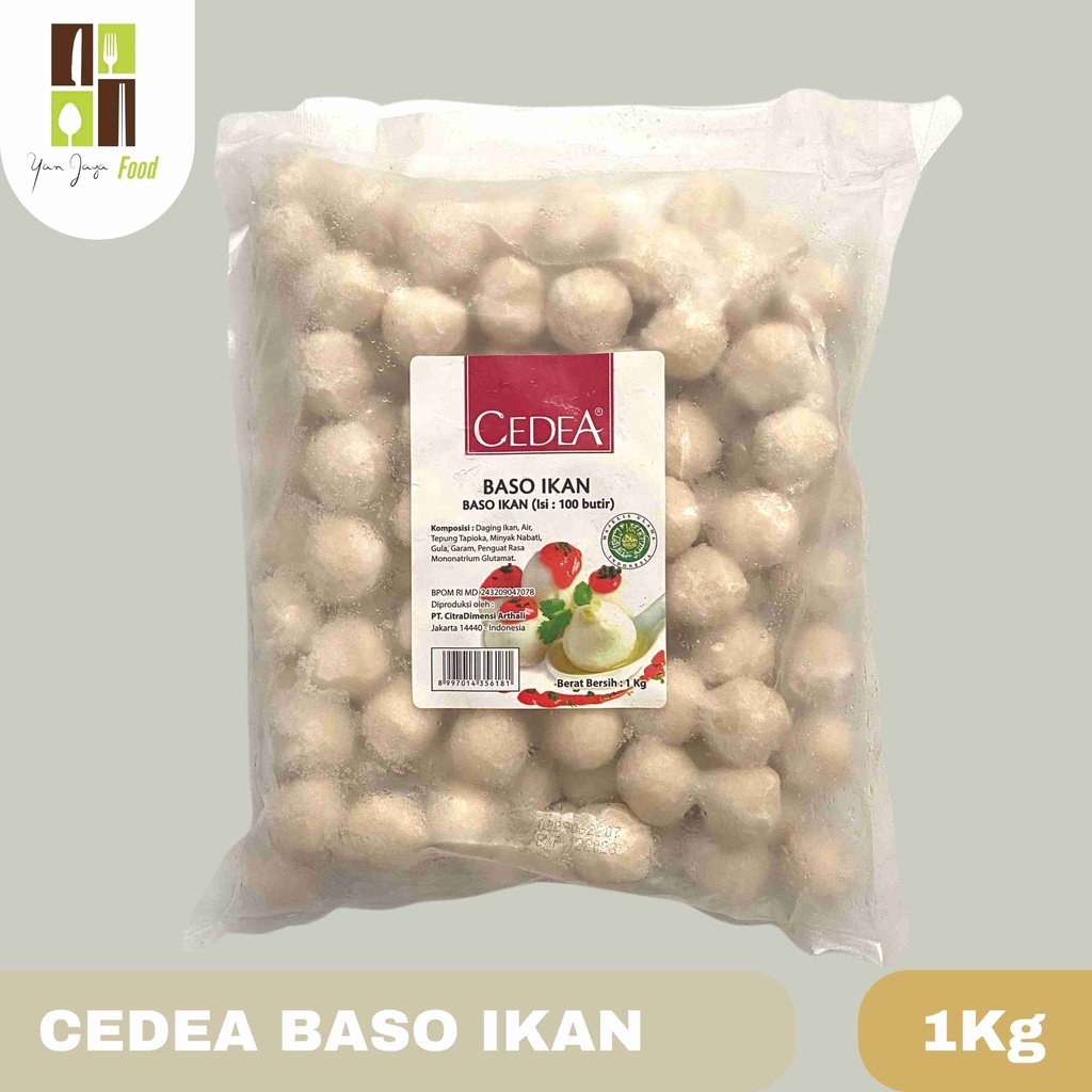 Cedea Baso Ikan Isi 100pc [1Kg]