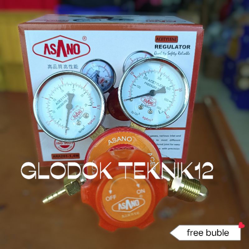 REGULATOR LAS ACETYLENE ASANO / REGULATOR ACETYLENE ASANO