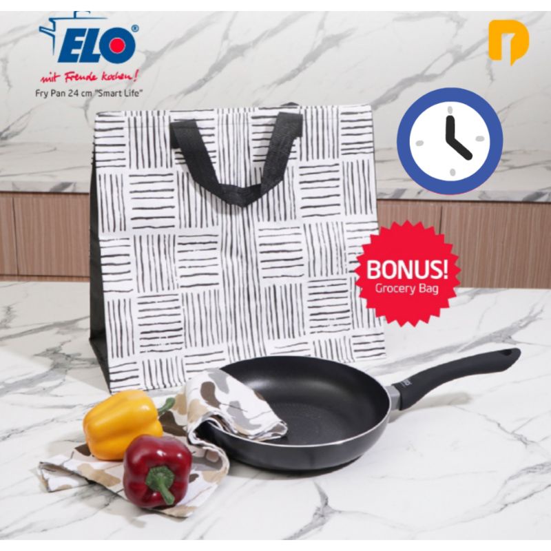 Elo Fry Pan - Wajan Penggorengan - Wajan Anti Lengket - Penggorengan Diameter 24 cm