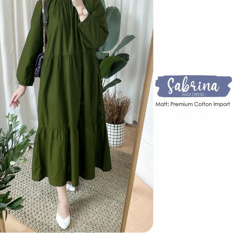 RCK.14My22a– Gamis Sabrina Midi Dress /SABRINA MIDI DRESS /FASHION MUSLIM