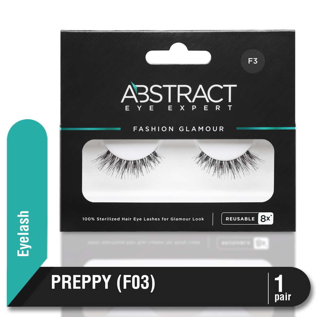 Abstract Eyelash Fashion Glamour F03 Preppy