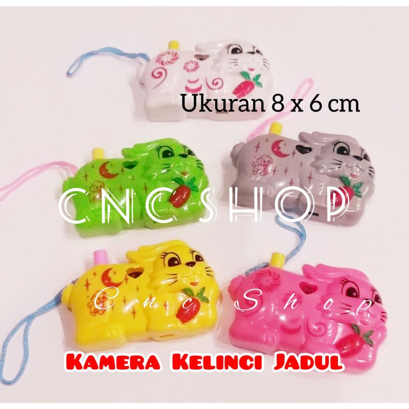 Mainan Anak Kamera Binatang Kelinci Cekrek Jadul Lucu Murah