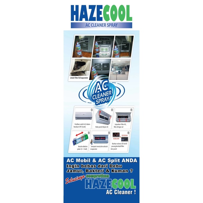 Hazecool AC Cleaner - Pembersih AC SPLIT  AC MOBIL