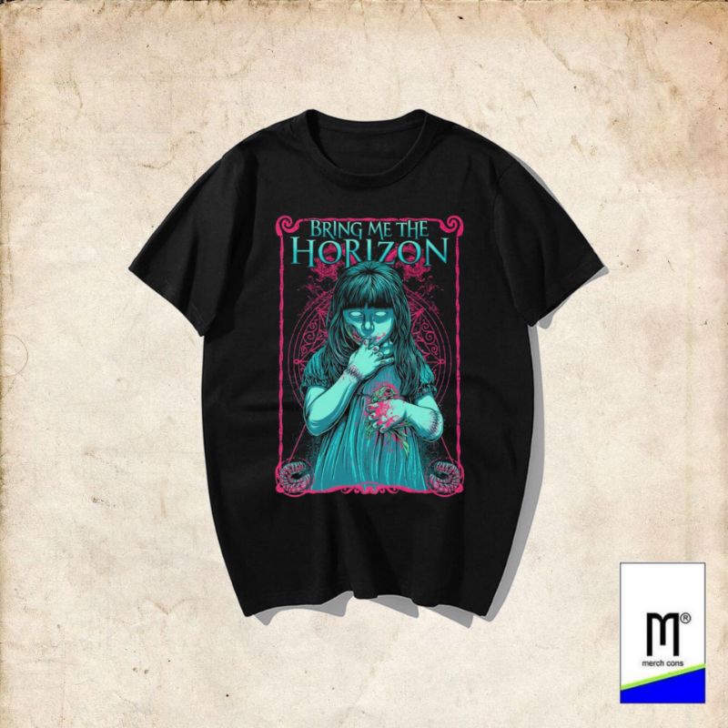 Bring Me The Horizon My Little Devil (Oversized) Kaos Band Bring Me The Horizon / Kaos Musik Bring M