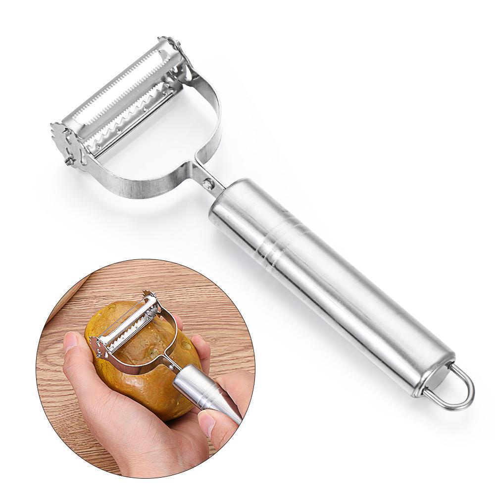 Suyo Alat Pengupas Buah Sayur Professional Stainless Steel Julienne Slicer