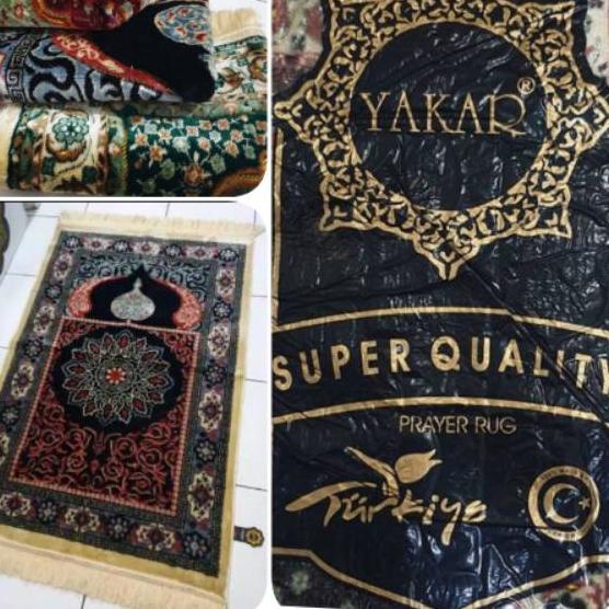 ➨ Sajadah Turki YAKAR CARPET WANGI Sajadah Bulu Tebal Sajadah Turki Bulu Sajadah Tebal ◌