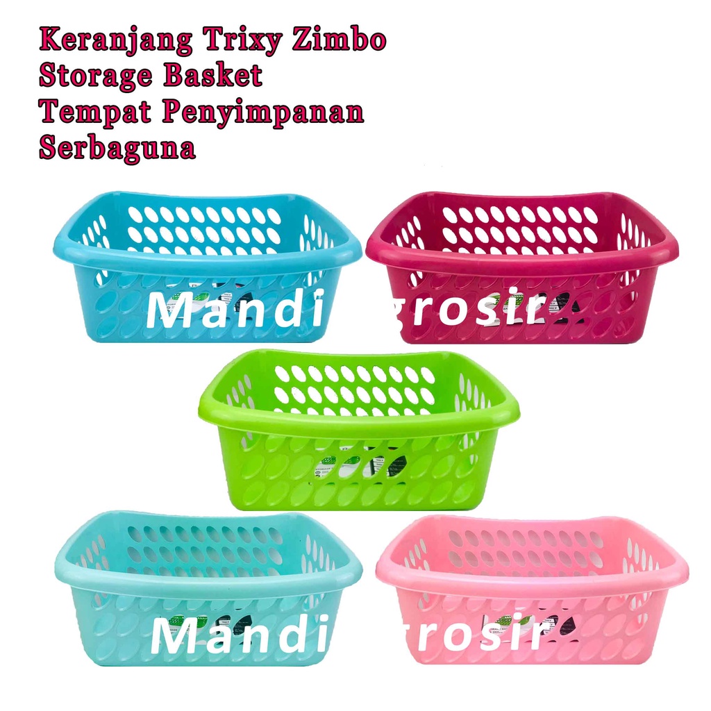 Keranjang Trixy Zimbo * Zimbo Storage Basket * Tempat Penyimpanan Multifungsi * Keranjang BK-509