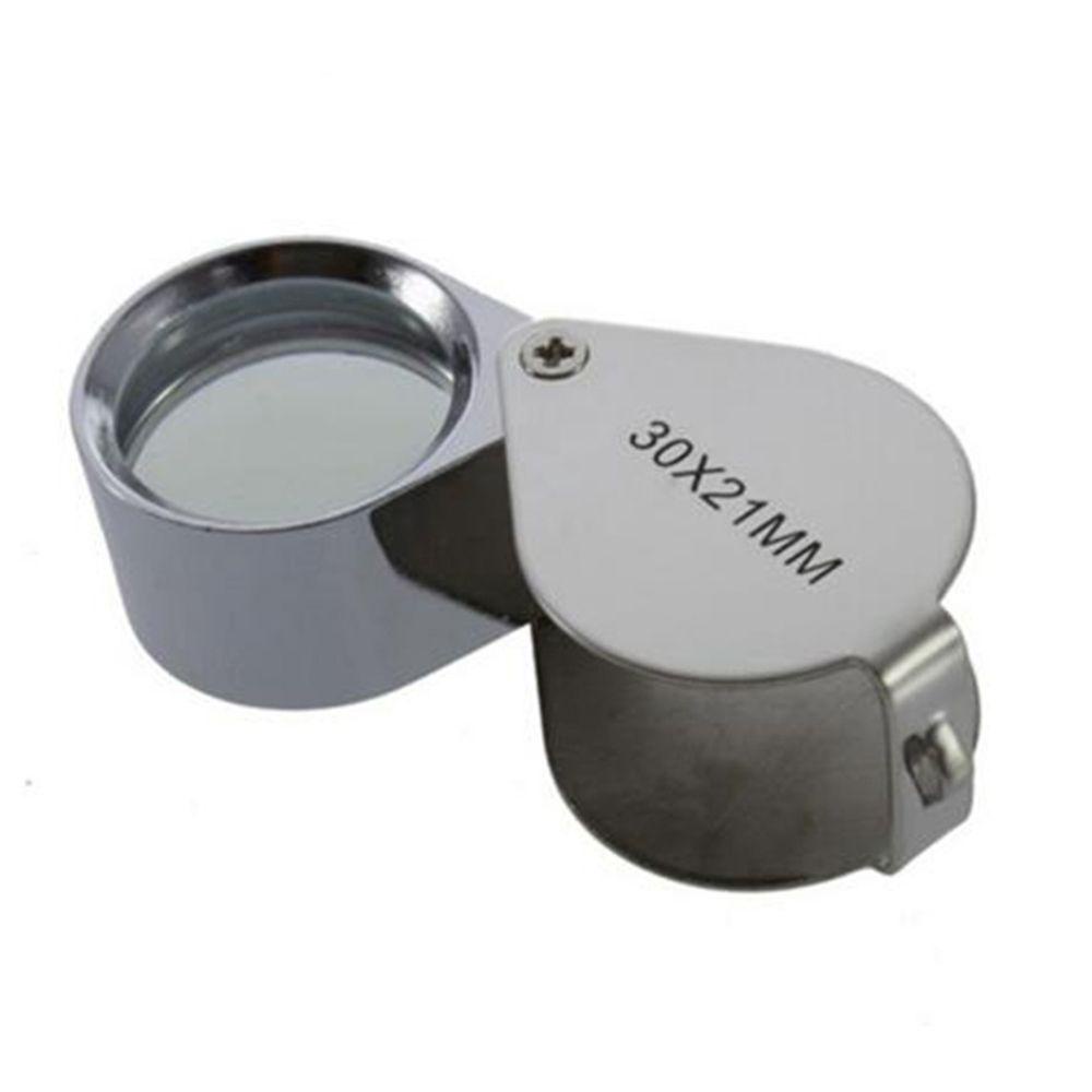 Lanfy Eye Loupe New 30x21mm Mudah Digunakan Loop Eye 30X Kaca Glass Diamond Magnifier Perhiasan