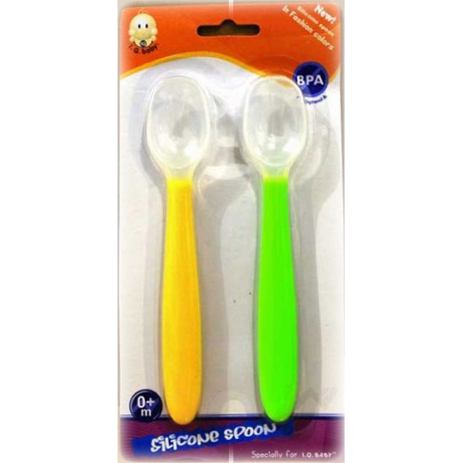 IQ Baby Silicone Spoon / Sendok silikon