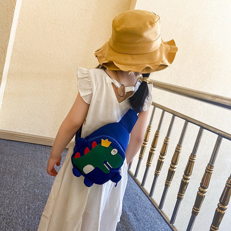 HappyOliver TAS DINO CROWN tas import anak resleting tas slempang anak laki