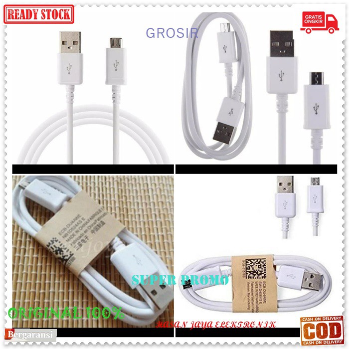 J230 samsung kabel data fast charging cable usb tipe micro  hp handphone cas casan transfer