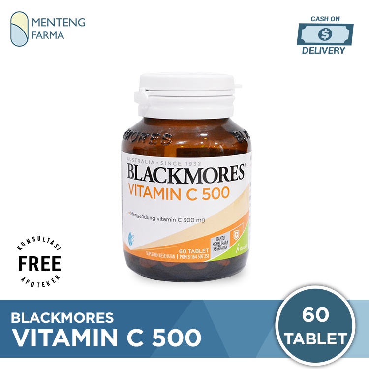Blackmores Vitamin C 500 - Suplemen Peningkat Sistem Imun Tubuh