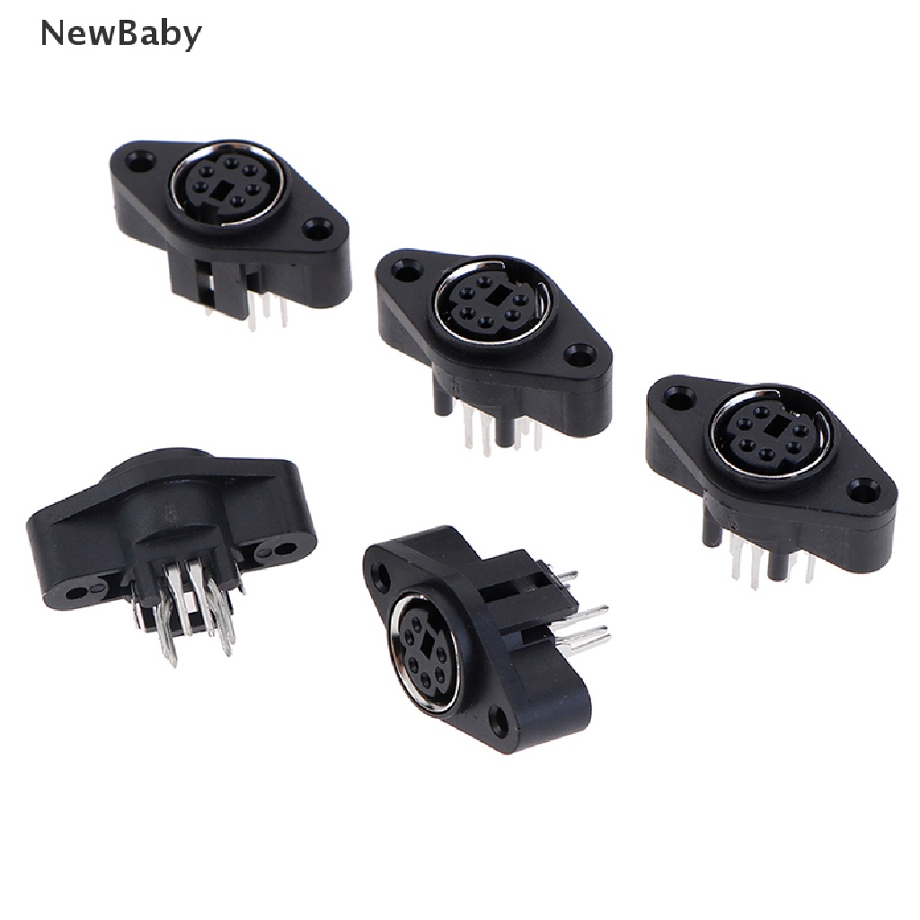 5pcs MDC / S Socket Terminal Konektor Jack Mini PS2 6Pin 6P