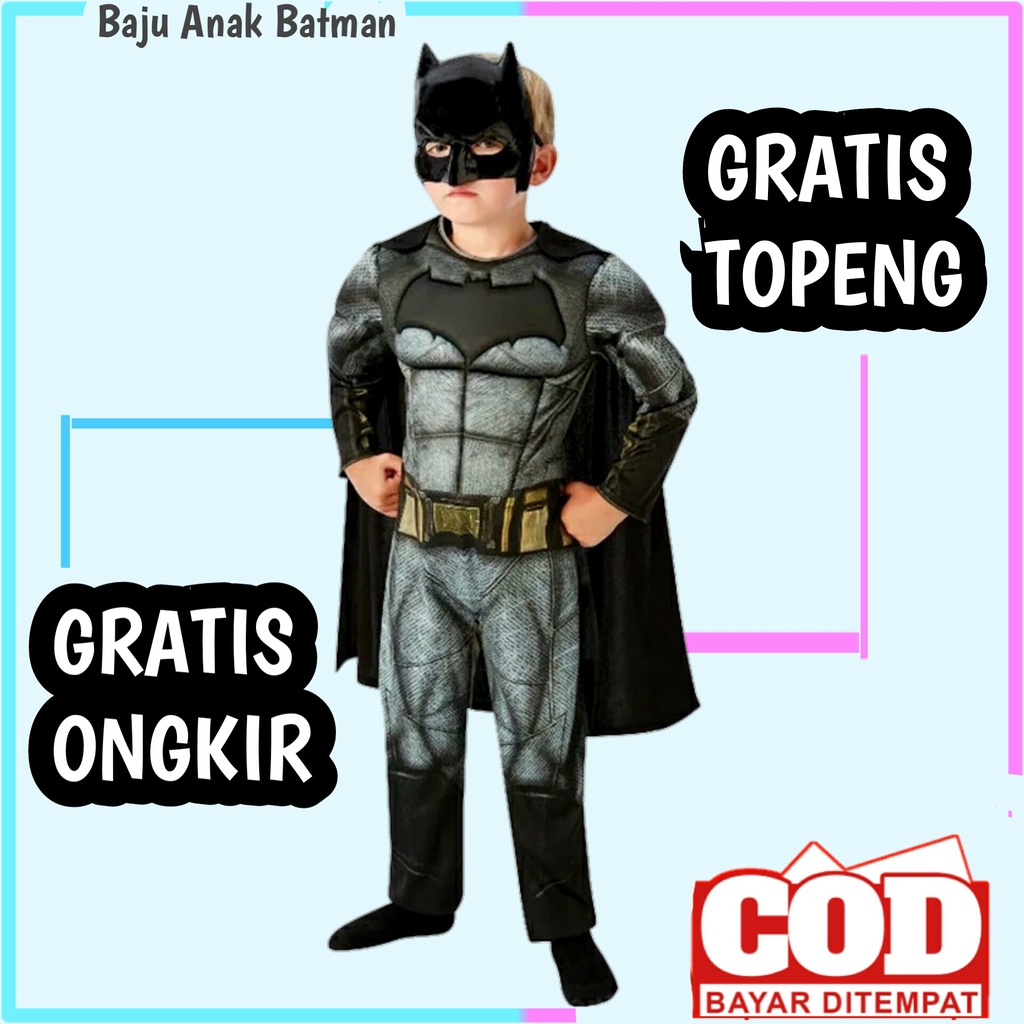 baju kostum anak topeng Batman