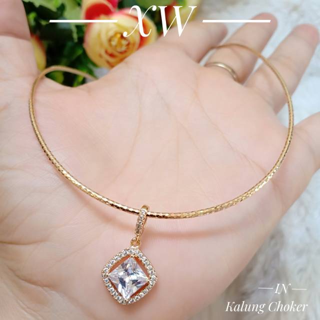 Kalung xuping choker zircon