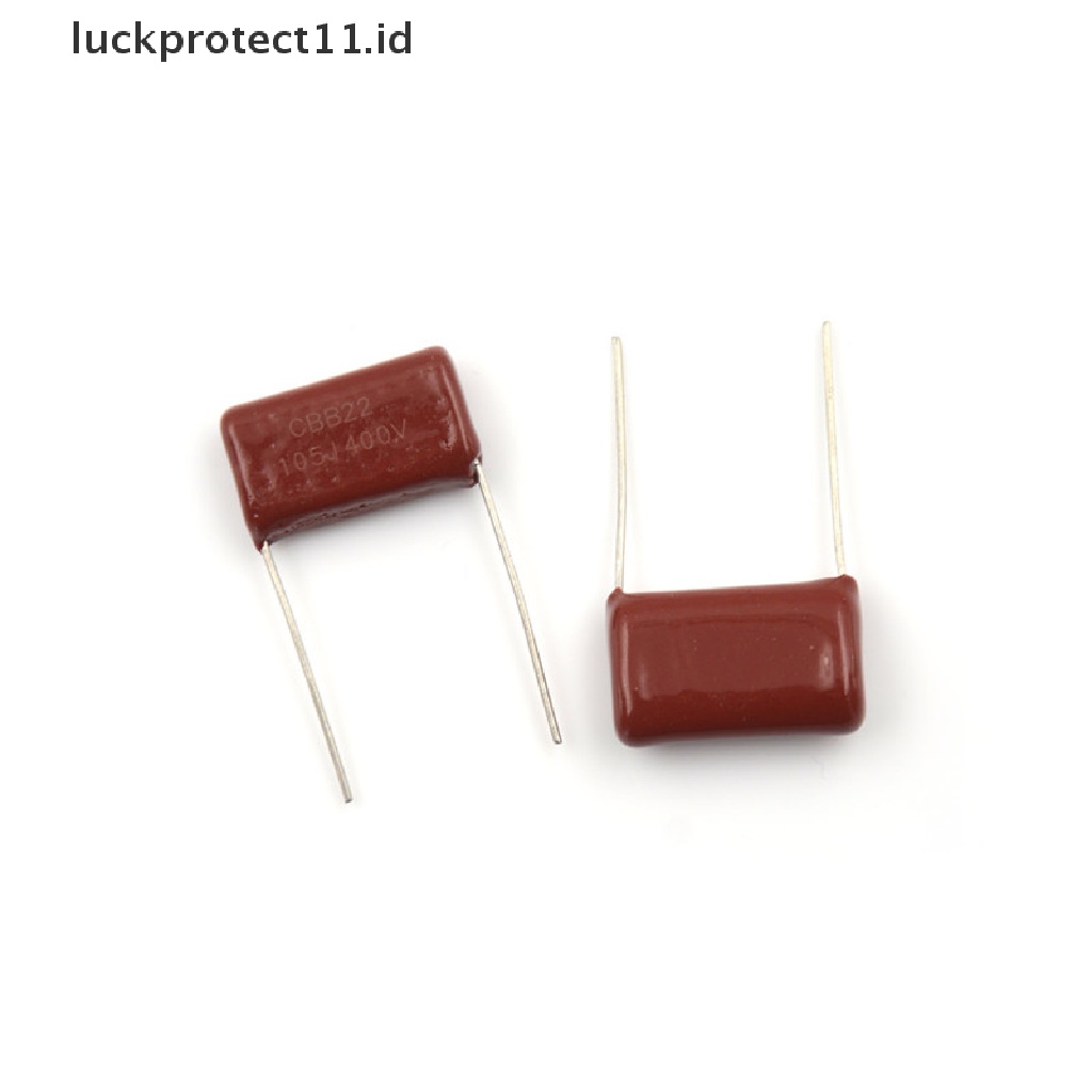 //HG&amp;ID// 10pcs LED Bulb CBB22 Capacitor 400V 105J 1uF 400V/105J Pitch 20mm .