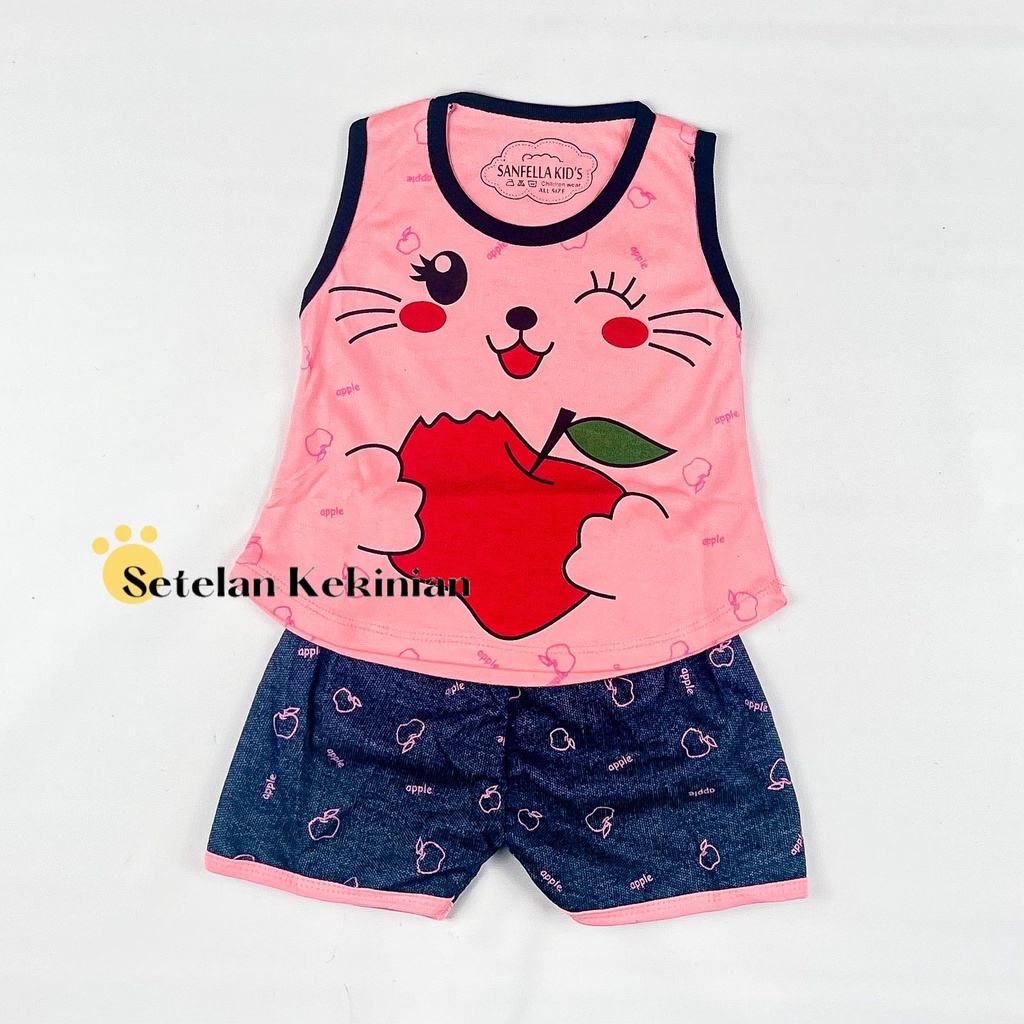 [SK] Set Baju Baby Newborn 0bln-12bln Singlet Kutung Baby Girl Setelan Anak Perempuan Lucu Trendy