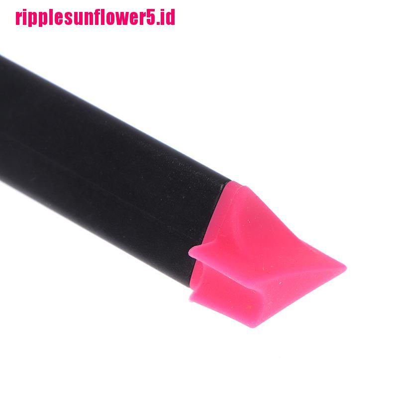 # Kaos T-Shirt Wanita Lengan Pendek Motif Print #Eyeliner Pen Dengan Sisi Stamp / Cap 2 Ukuran