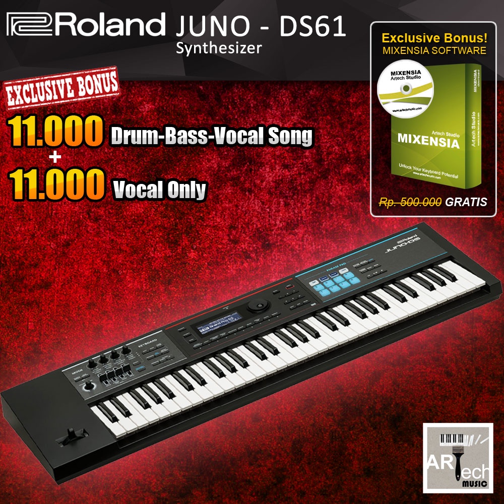 Roland Juno DS61 / DS 61 / JunoDS 61 Synthesizer Digital Piano Keyboard