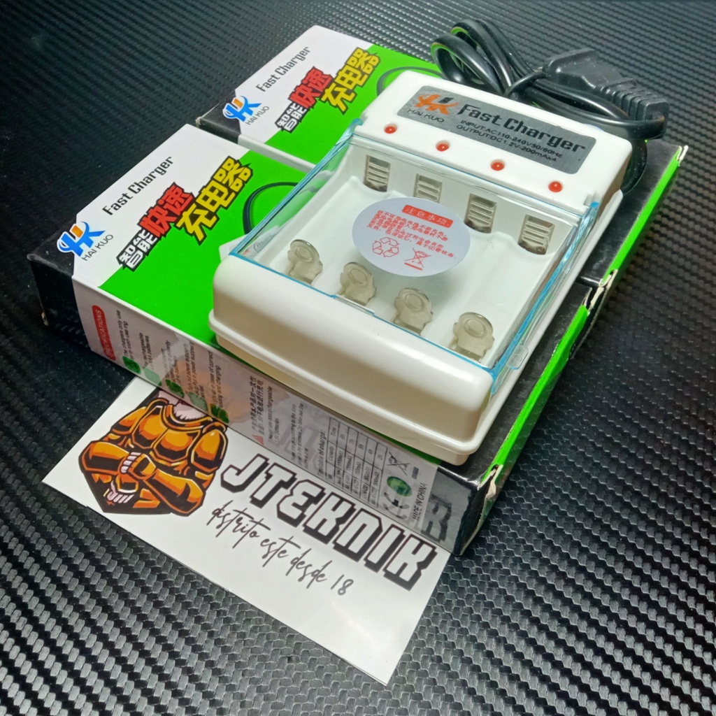 CAS BATERAI FAST CHARGER AA dan AAA 1.2V 1.5V CHARGER BATERAI TAMIYA BERKUALITAS
