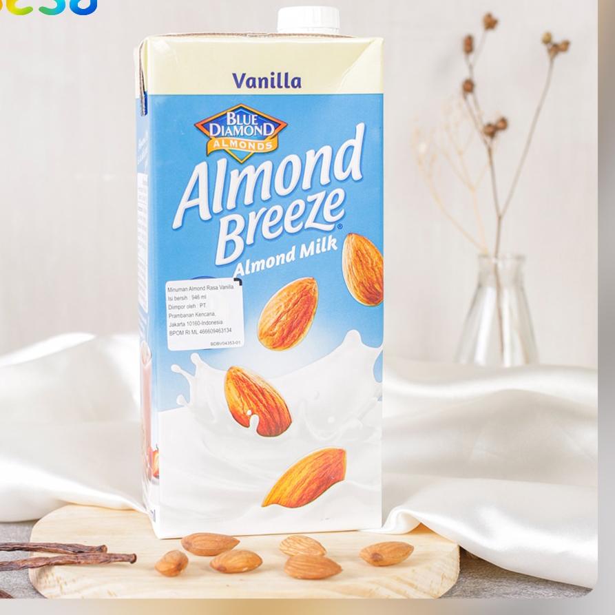 

EXCLUSIVE!Blue Diamond - Almond Breeze Milk Vanilla 946 ml|KD1