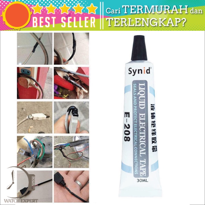 Bisa COD Lem Kabel Listrik Insulating High Temperature Sealing Glue 30ML - Synid E208