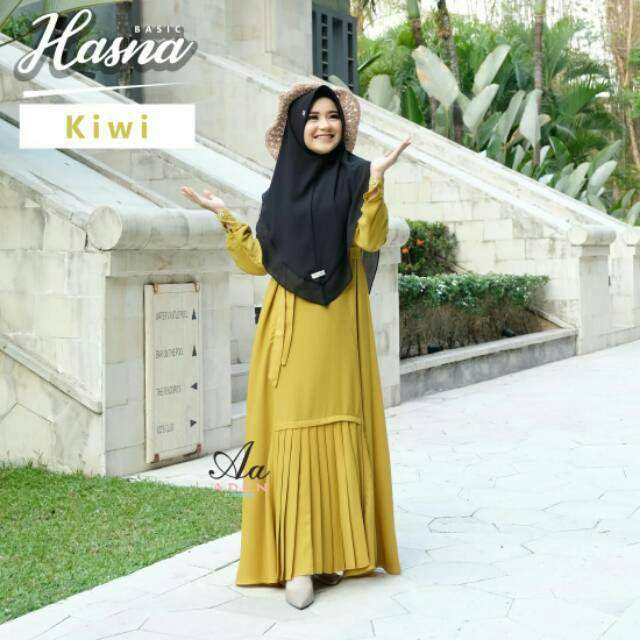 Gamis Hasna by Aden hijab gamis only