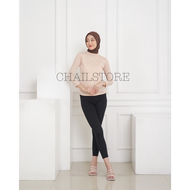 celana legging panjang wanita / olahraga / melar /  jumbo /  stretch / lejing karet / dalaman