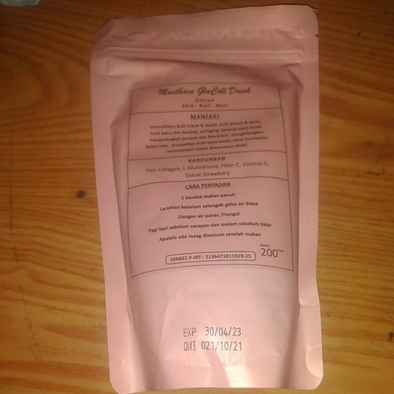 

musthave glucoll drink