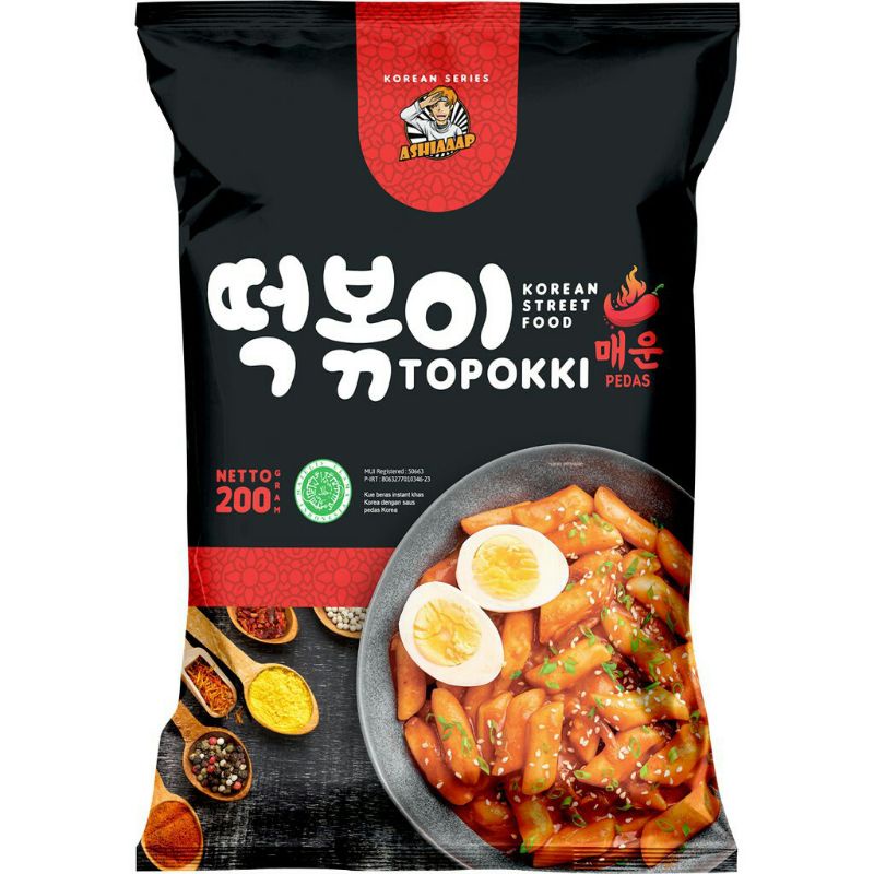 

Topokki HALAL / Tteokbokki instant by atta halilintar (180 gr)
