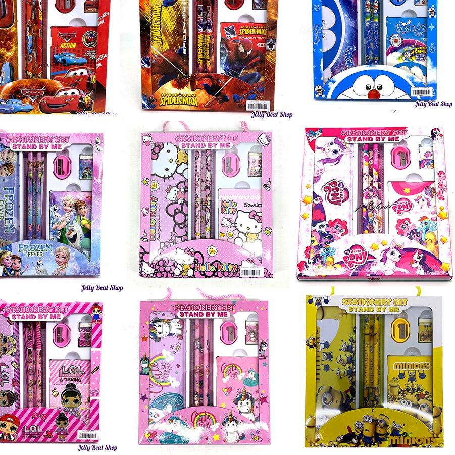 

Limited - Stationery Set / Paket Alat Tulis Karakter 7 in 1
